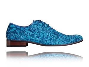 Lureaux Blue Wonder  - Handgemaakte Nette Schoenen Voor Heren