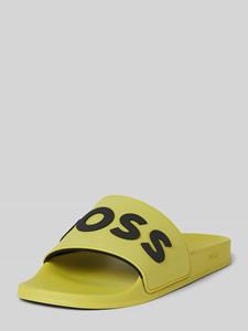 Boss Slippers met labelprint, model 'Kirk'