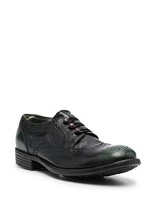 Officine Creative Calixte 035 geperforeerde Oxford schoenen - Zwart