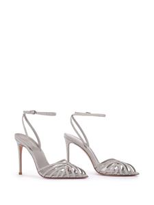 Le Silla Embrace sandalen met glitters - Zilver