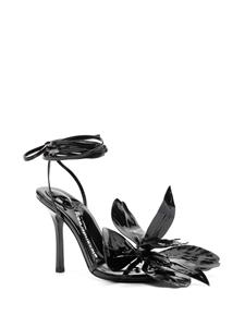 Alexander Wang Leonie sandalen met bloemenpatch - Zwart