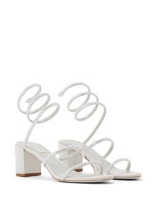 René Caovilla Cleo 60mm leren sandalen - Wit