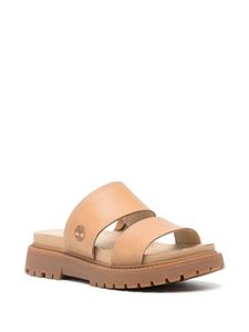 Timberland Sandalen met logo-reliëf - Bruin