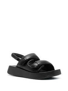 Ash Leren sandalen - Zwart