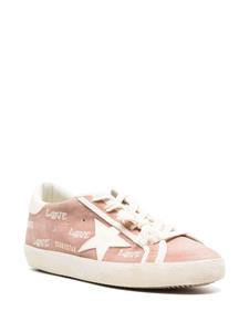 Golden Goose Super-Star suède sneakers - Roze