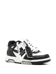 Off-White Out Of Office leren sneakers - Zwart