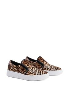 Giuseppe Zanotti GZ94 sneakers met luipaardprint - Bruin