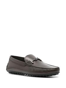 Tod's T Ring City Gommino loafers - Bruin