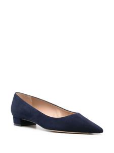 Stuart Weitzman Ballerina's met puntige neus - Blauw