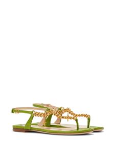 TOM FORD Zenith leather sandals - Groen
