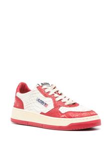 Autry Medalist embossed leather sneakers - Rood