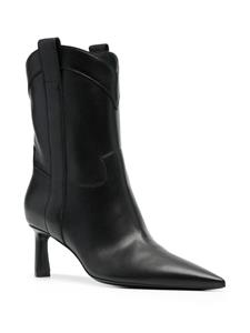 Sergio Rossi Guadalupe 65mm leather boots - Zwart