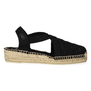 Toni pons Espadrilles Dames Vera-AD Zwart Textiel