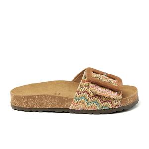 Lazamani Slippers Dames Natalia Multi Raffia