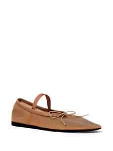 Proenza Schouler Ballerina's met strikdetail - Bruin