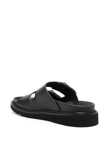 Kenzo Matto leather sandals - Zwart