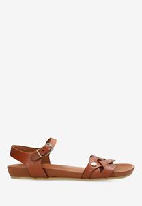 Fred de la bretoniere Sandal Clover Jessy Cognac