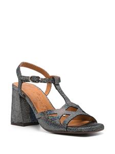 Chie Mihara 70mm Plau holographic sandals - Blauw