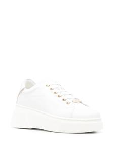 LIU JO Sneakers met logoplakkaat - Wit