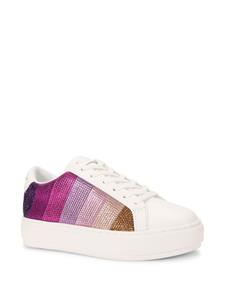 Kurt Geiger London Laney sneakers verfraaid met kristallen - Wit