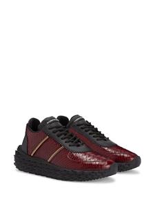 Giuseppe Zanotti Urchin leren sneakers - Rood