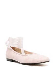 BODE Musette suede ballerina shoes - Roze