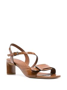 Del Carlo 60mm square-toe leather sandals - Bruin