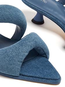 JW Pei padded denim sandals - Blauw