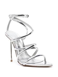 Le Silla Bella metallic sandalen - Zilver