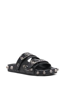 Balenciaga Leren sandalen - Zwart