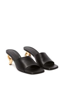 JW Anderson Sandalen met kettinghak - Zwart