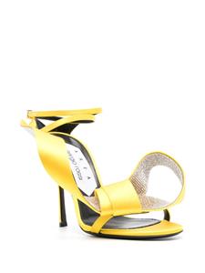 AREA Marquise sandalen met strikdetail - Geel