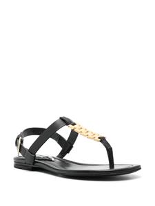 Victoria Beckham chain-embellished sandals - Zwart