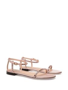 Bally Krilli-T crystal-embellished sandals - Roze