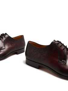 Magnanni embossed detailing derby shoes - Bruin