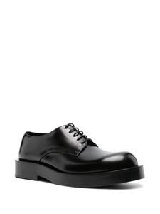 Jil Sander chunky leather Derby shoes - Zwart