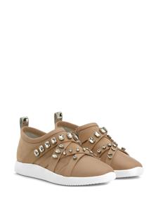 Giuseppe Zanotti Christie suède sneakers - Beige