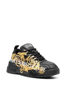 Versace Jeans Couture Sneakers met logoprint - Zwart