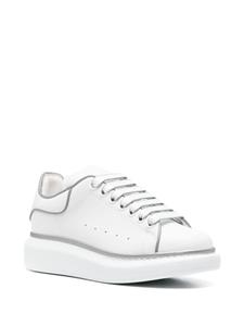 Alexander McQueen Oversized leather sneakers - Wit