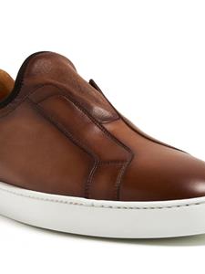Magnanni Leve leather sneakers - Bruin