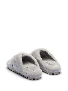 Prada Lammy slippers - Grijs