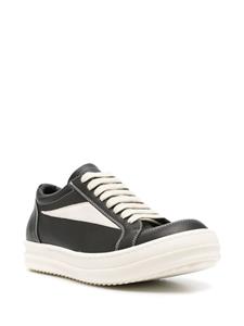 Rick Owens lace-up leather sneakers - Zwart
