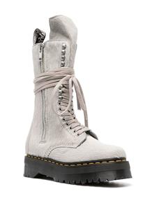 Rick Owens x Dr. Martens laarzen met vier zolen - Grijs