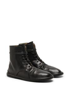 Marsèll lace-up leather ankle boots - Zwart