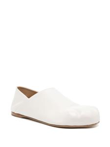 JW Anderson Paw leather loafers - Wit
