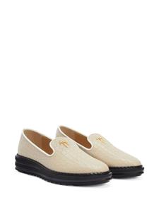 Giuseppe Zanotti Tim leather loafers - Beige