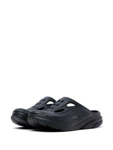 HOKA Ora Recovery round-toe slippers - Zwart