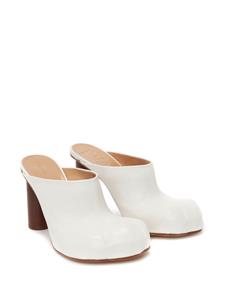 JW Anderson Paw 90mm leather mules - Wit