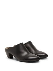 Marsèll Stonda leather mules - Zwart