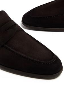 Magnanni Diezma suede penny loafers - Bruin